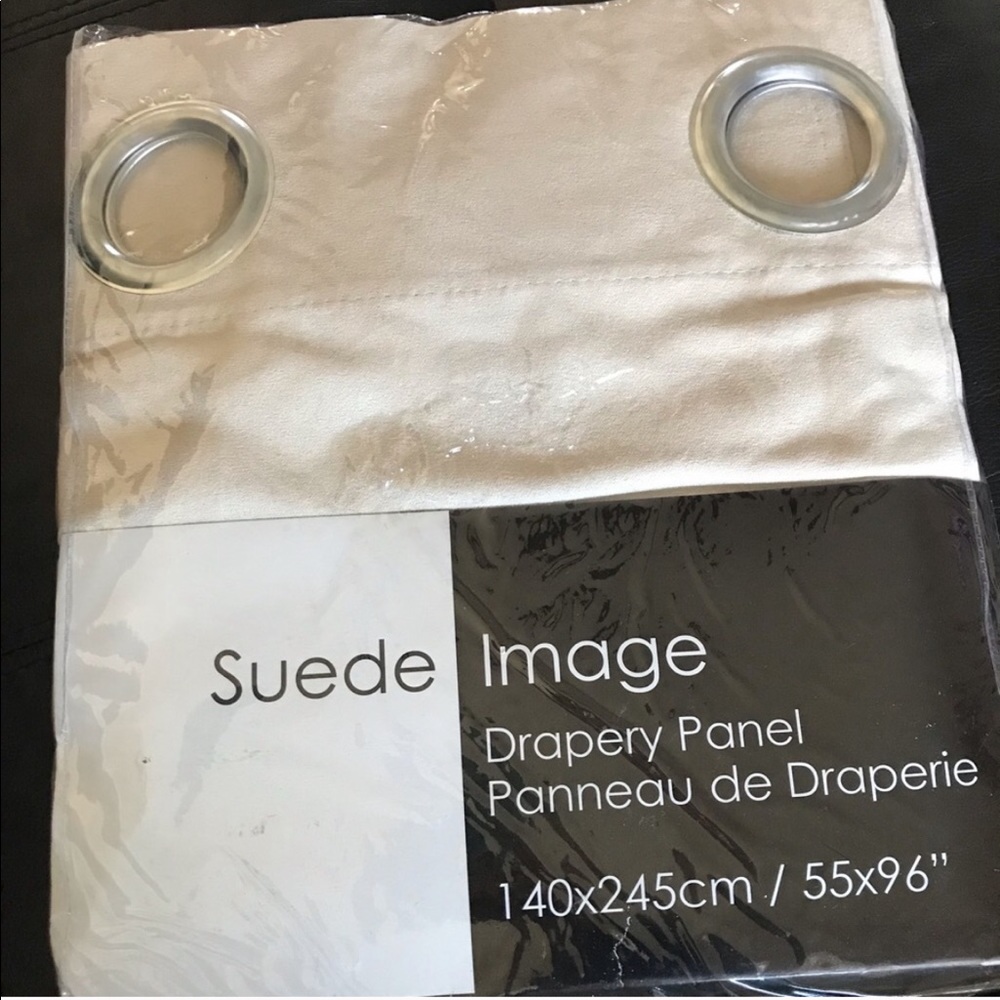 Suede Curtain. (1 panel, brand new)